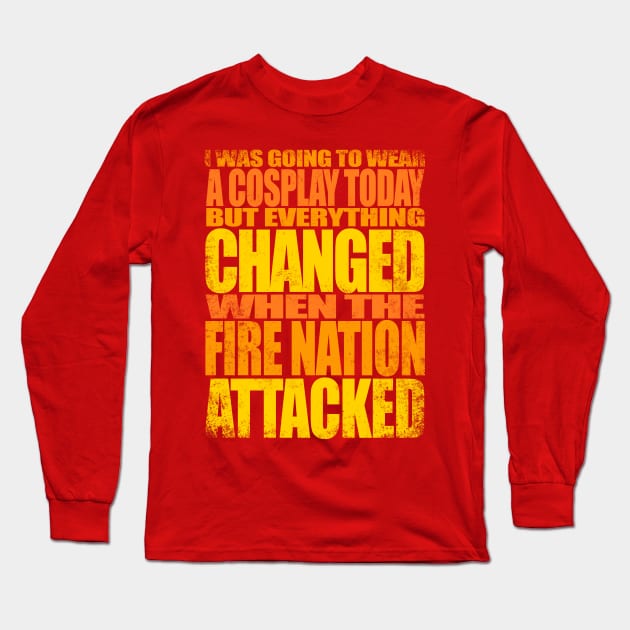 I Blame the Fire Nation Long Sleeve T-Shirt by stateements